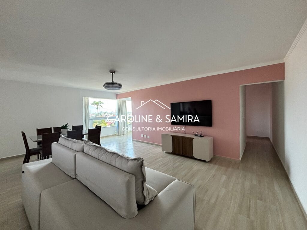 Apartamento mobiliado à 600m do mar com 3 dorm – Oásis – Ed. Mon Village - foto 2