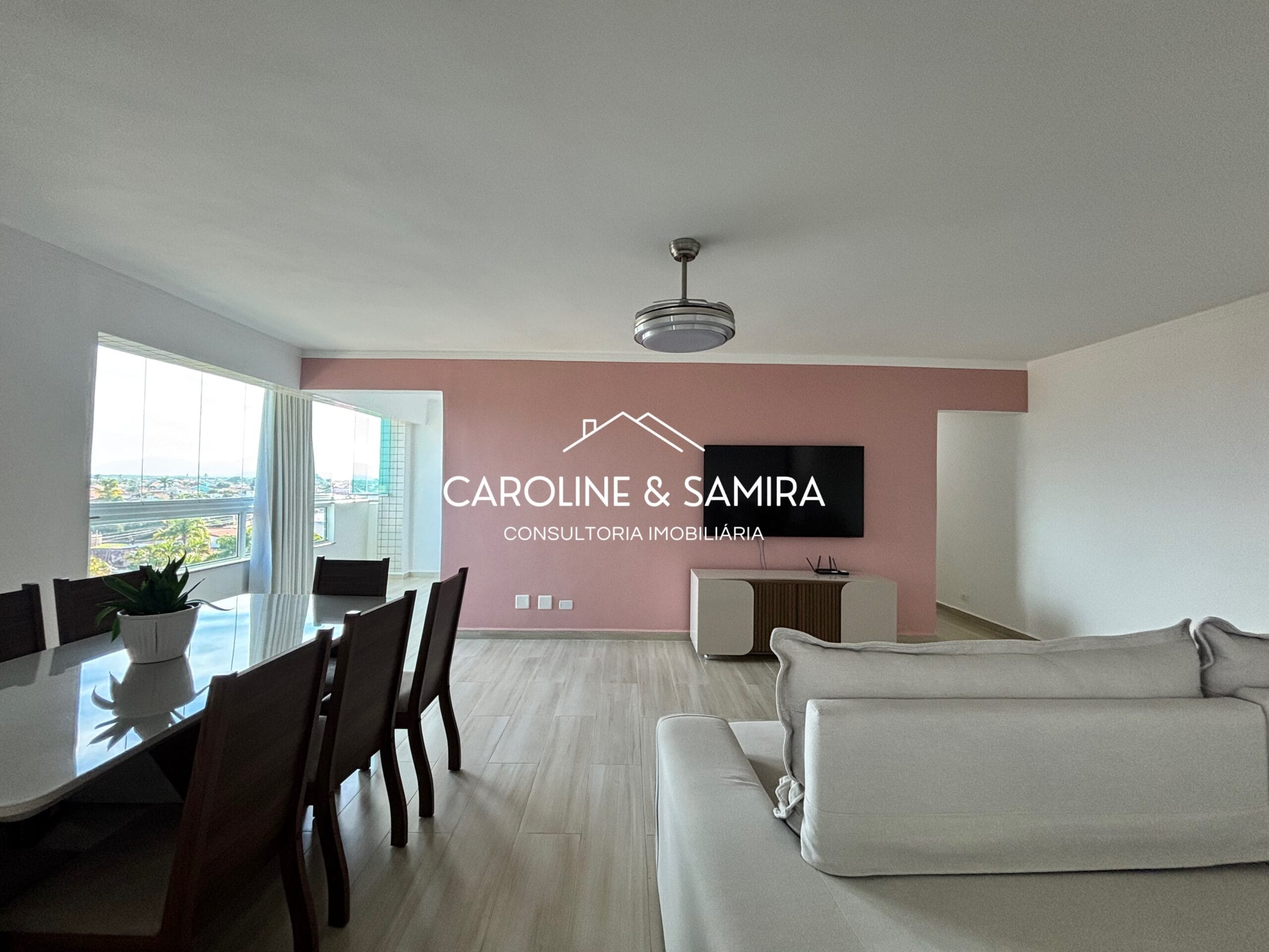 Apartamento mobiliado à 600m do mar com 3 dorm – Oásis – Ed. Mon Village