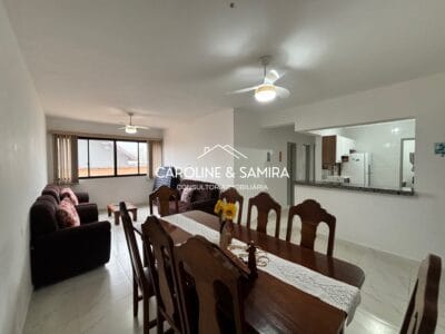 Apartamento reformado, semi mobiliado a 500m do mar – Ed. Mariner