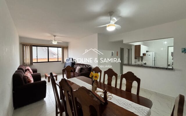 Apartamento reformado, semi mobiliado a 500m do mar – Ed. Mariner